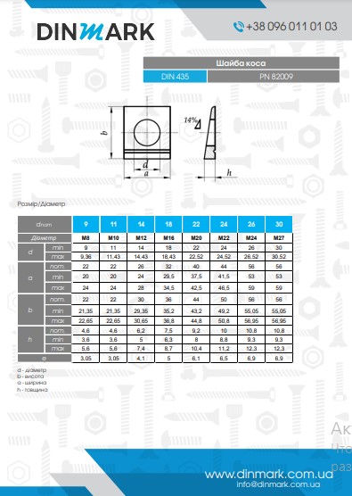 DIN 435 steel Flat washer pdf