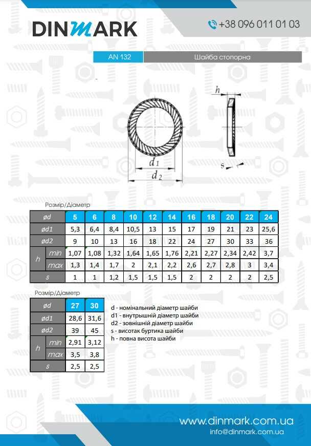 AN 132 VS A2 lock Washer Schnorr pdf