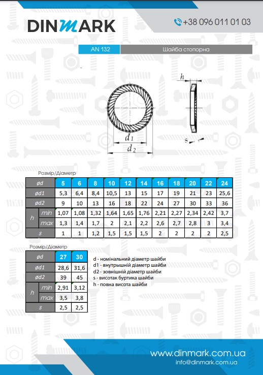 AN 132 VS zinc plated lock Washer Schnorr pdf