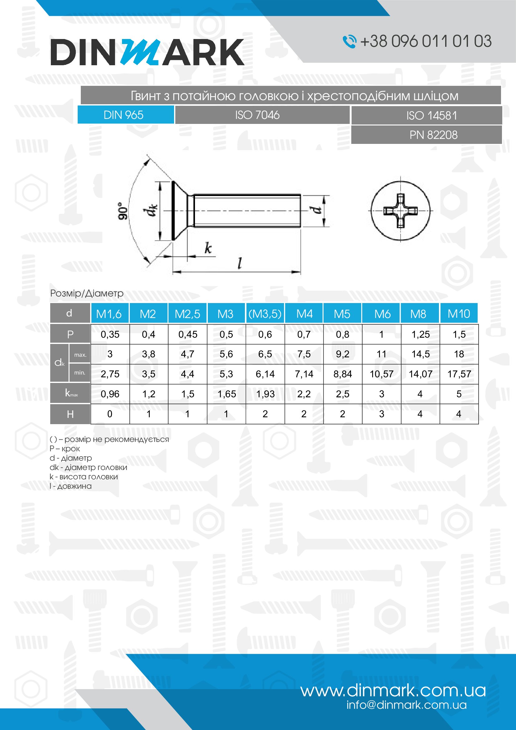 Винт DIN 965 M5x20 4,8 цинк PH2 S. pdf