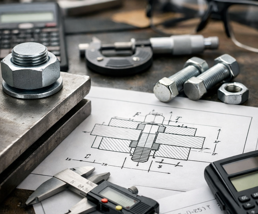 Bolt connection calculation: a complete guide with formulas and tables