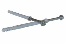 AN 410 zinc Dowel with screw and hex head