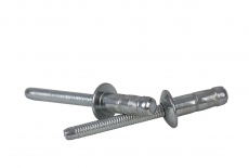 AN 389 Al / St Rivet MULTIGRIP mit Flachflansch