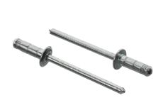 AN 390 St / St Rivet MULTIGRIP mit Flachflansch