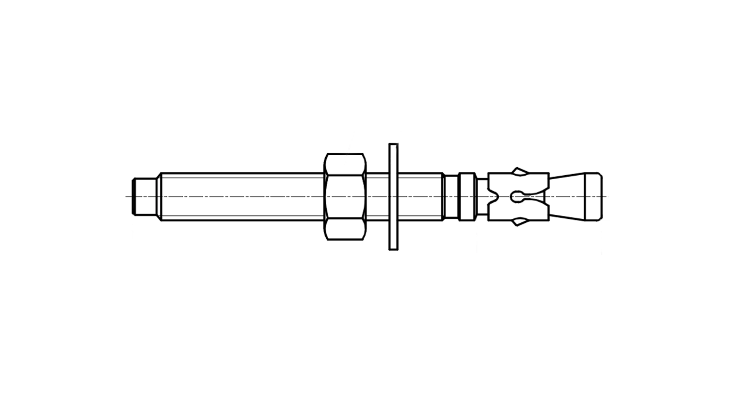 Verankerung AN 217 M10x110 A4 креслення