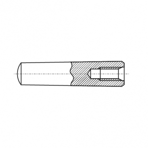 Stift DIN 7978 d16x45 креслення