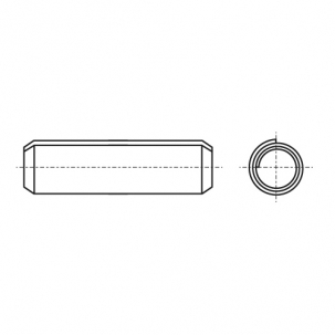 Stift DIN 7343 d2,5x12 креслення