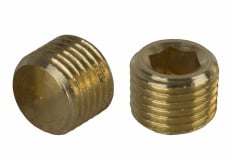 Stecker DIN 906 R 1 Messing