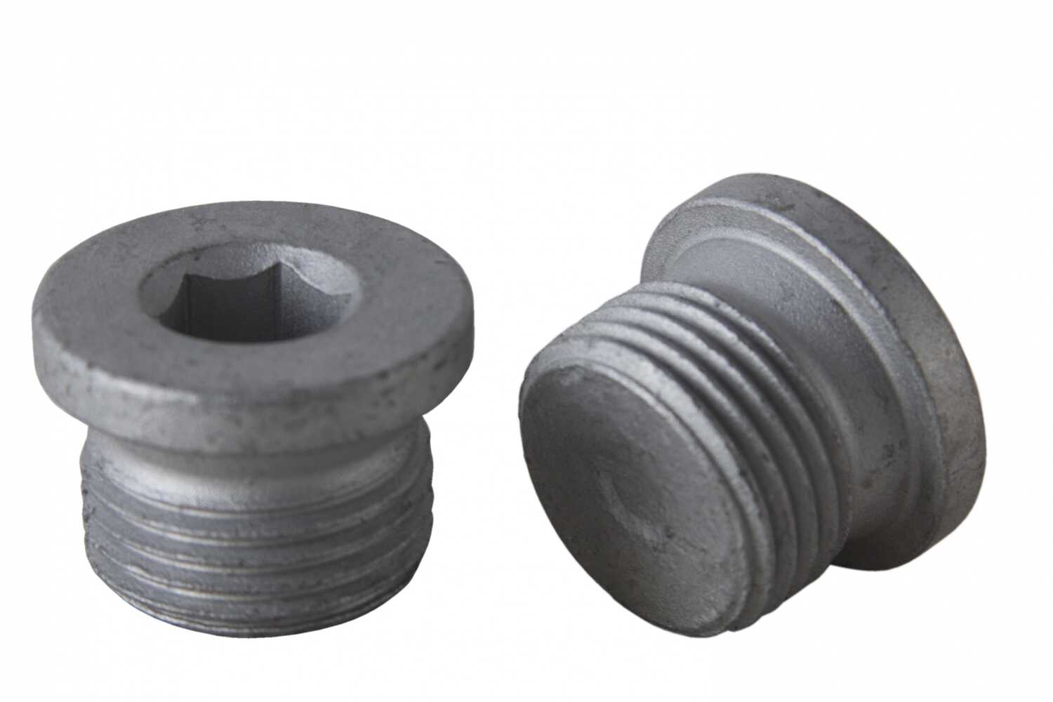 Stecker DIN 908 G 1/8 Zink Zinkschal