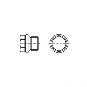 Stecker DIN 910 M33x2 креслення