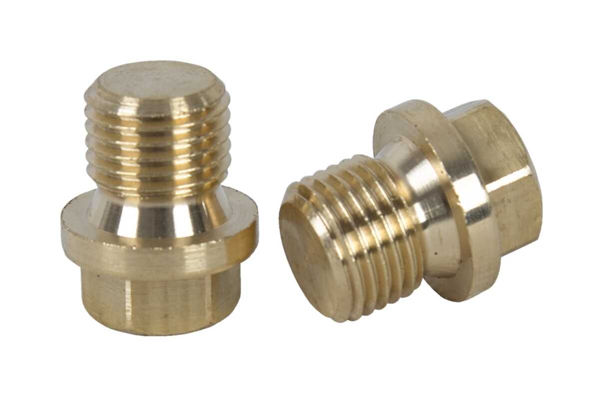 Stecker DIN 910 M10x1 Messing