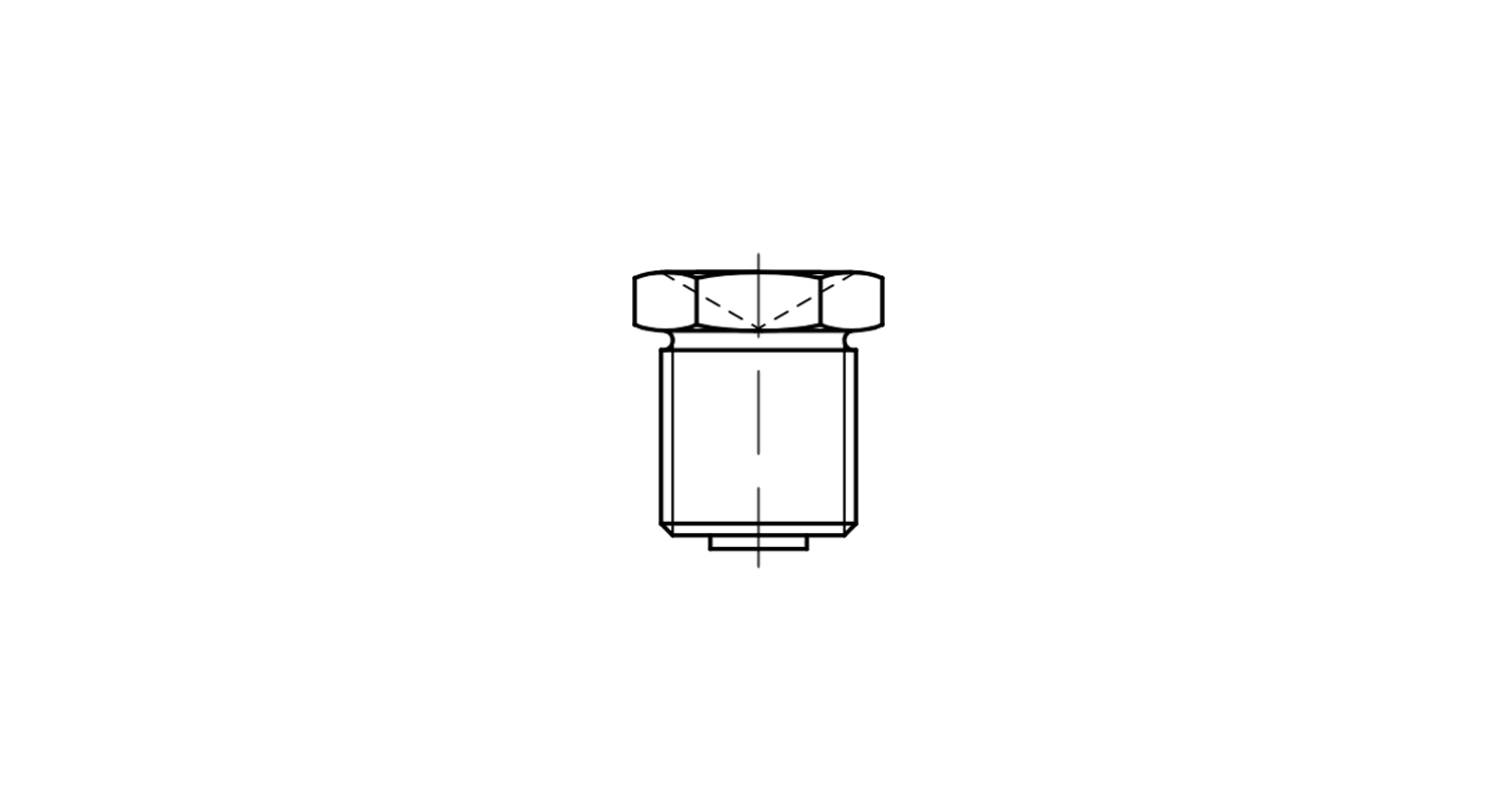 Ölpresse DIN 3405-А M10х1 Zink eingefädelt креслення