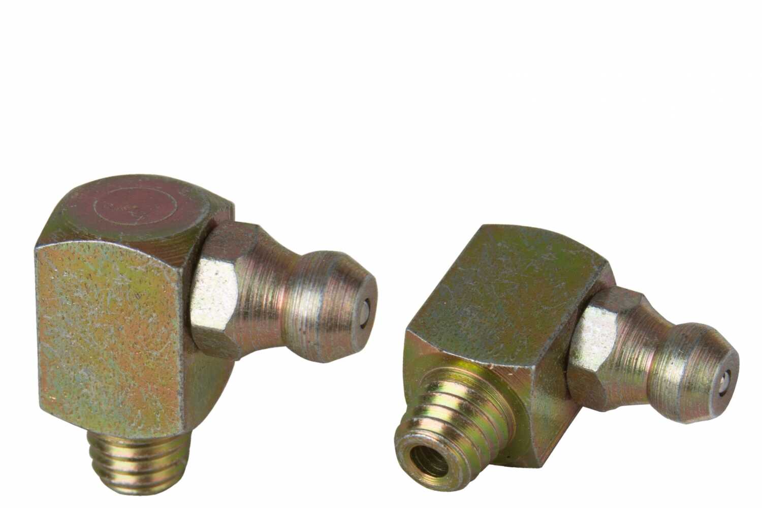 Пресмаслянка DIN 71412-CS M6x1 цинк жёлтый 90 градусів