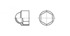 DIN 1587 Cap nut - Інтернет-магазин Dinmark