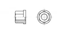 DIN 6331 high hex Nut with flange - Інтернет-магазин Dinmark