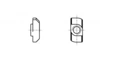 AN 601 Nut for profiles - Інтернет-магазин Dinmark