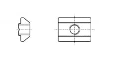 AN 602 Clamping nut for profile - Інтернет-магазин Dinmark