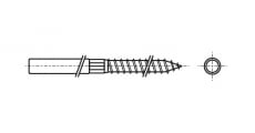 ART 9082 Винт-шуруп комбинированный (сантехшпилька) - Інтернет-магазин Dinmark
