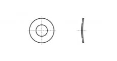 DIN 137 wavy spring Washer - Інтернет-магазин Dinmark