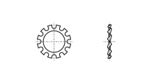 DIN 6797-A toothed locking Washer - Інтернет-магазин Dinmark