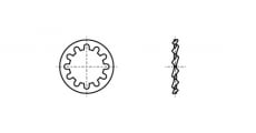 DIN 6797-J toothed locking Washer - Інтернет-магазин Dinmark