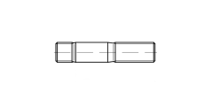 DIN 938 threaded Pin with tolerance 1d - Інтернет-магазин Dinmark