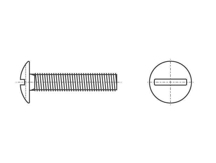 Schrauben NFE 27-128 M5x12 A2 креслення