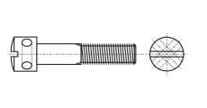 DIN 404 Screw with cylindrical head and holes - Інтернет-магазин Dinmark