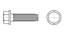 DIN 7500 D hexagon head Screw and washer - Інтернет-магазин Dinmark