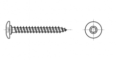 ART 9083 Шуруп з напівкруглою головкою під torx - Інтернет-магазин Dinmark
