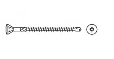 ART 9241 Screw with countersunk head and drill for torx - Інтернет-магазин Dinmark