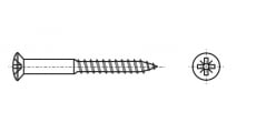Screws with a semi-countersunk head - Інтернет-магазин Dinmark
