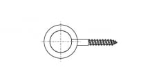 Screws with a ring / hook - Інтернет-магазин Dinmark