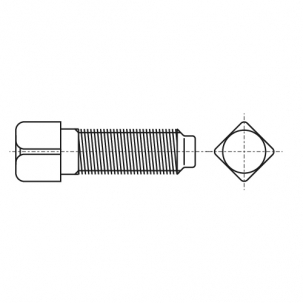 Bolzen DIN 479 M12x25 10,9 креслення