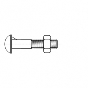 Bausatz DIN 607 M16x50 + DIN 934 4,6 креслення