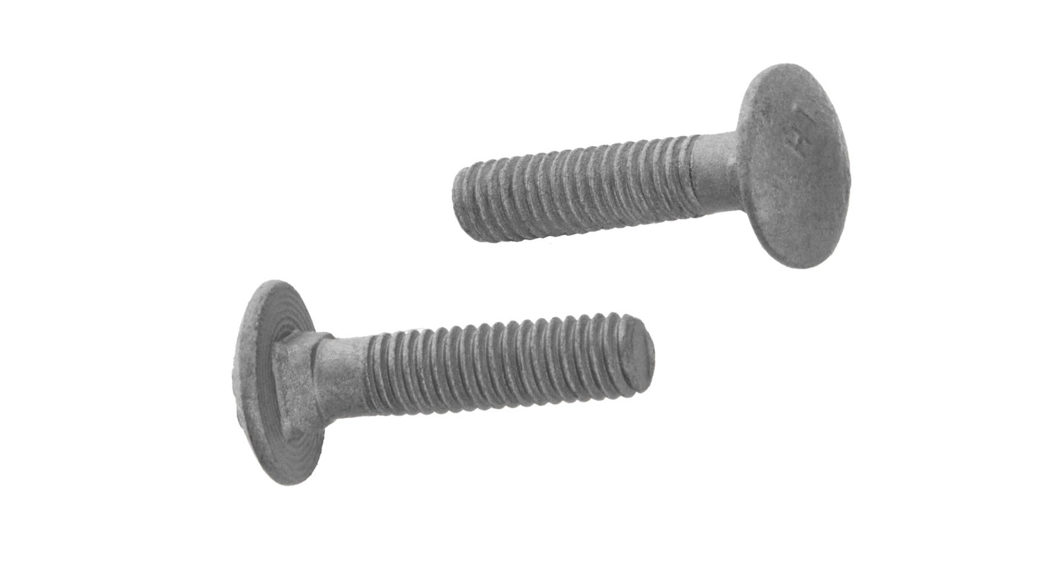 ISO 8678 8.8 zinc plated Bolt with semicircular head and square headrest