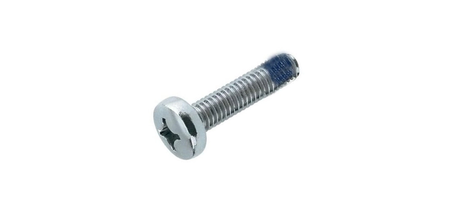 Schrauben DIN 7985 M6x10 Zink mit Nylon Beschichtung