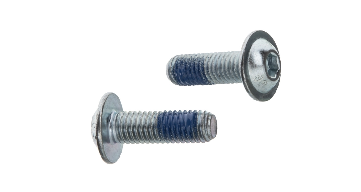 Bolzen ISO 7380-2 M6x10 10,9 Zink mit Nylon Beschichtung DIN 267-28 KLF