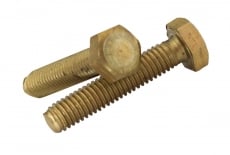 DIN 933 Messingschraube mit Sechskantkopf und Vollgewinde