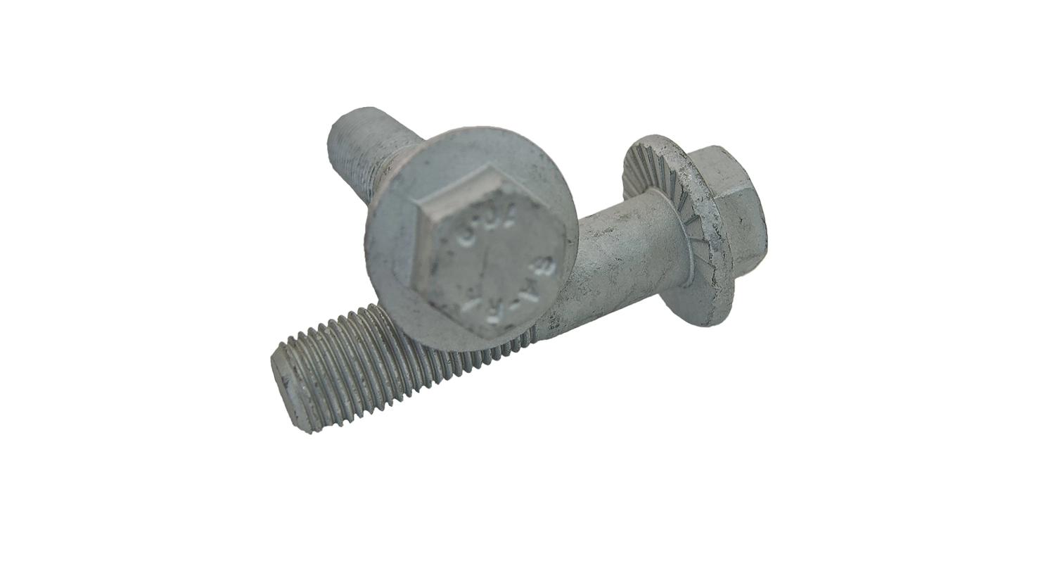Bolzen DIN 6921 M14x50 10,9 Zink Zinkschal gezackt