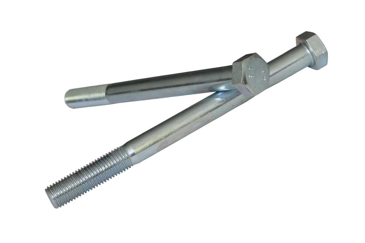 Bolzen DIN 960 M12x1,5x55 8,8 Zink