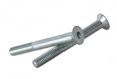 Bolzen DIN 7991 M4x10 10,9 Zink