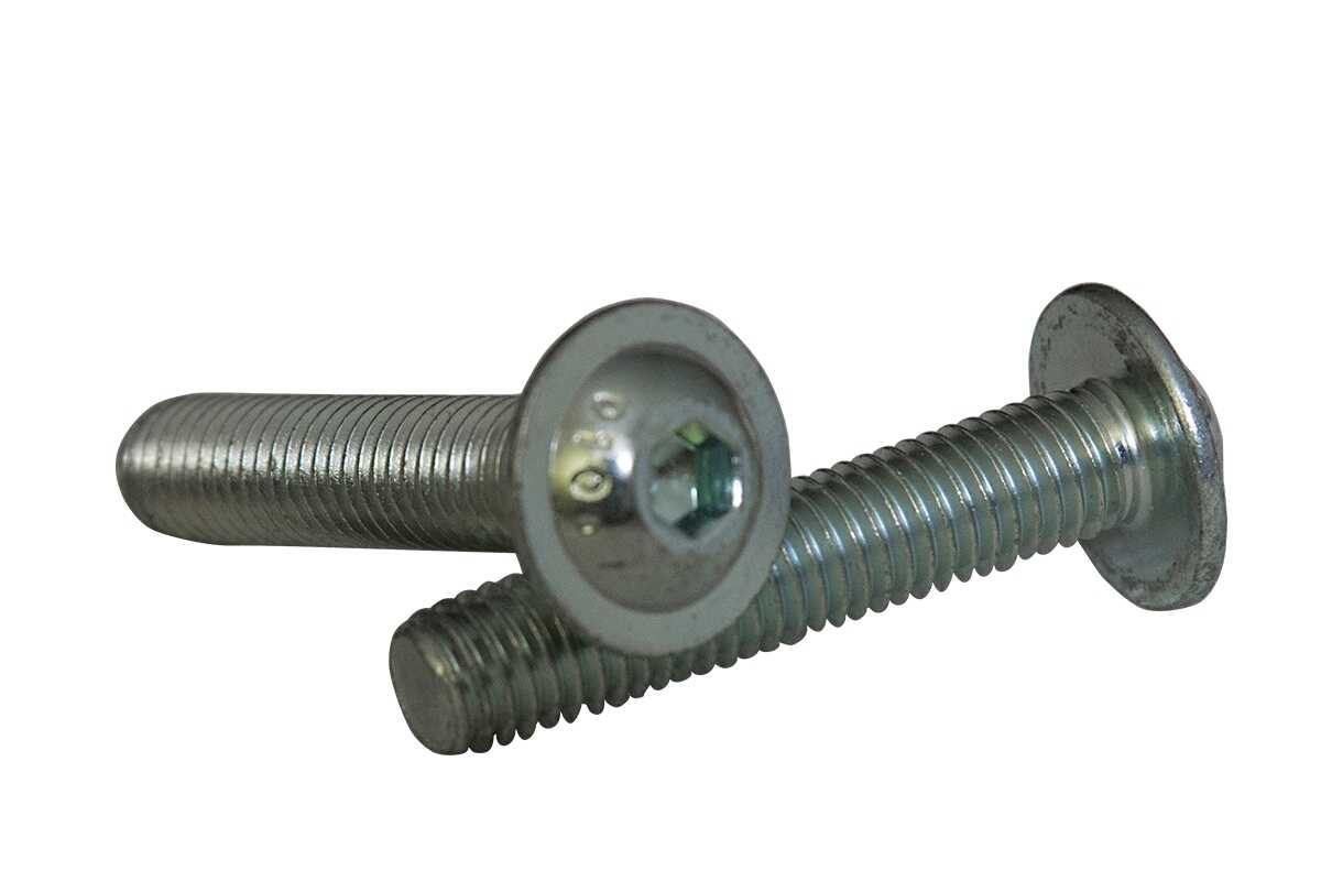 Bolzen ISO 7380-2 M4x10 10,9 Zink