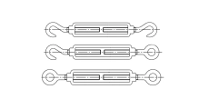 ART 8246 turnbuckles open - Інтернет-магазин Dinmark