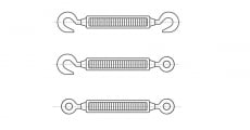 DIN 1480 Turnbuckle open - Інтернет-магазин Dinmark