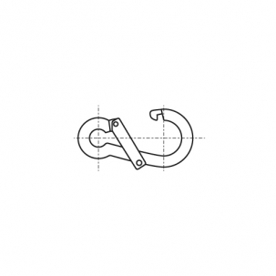 Karabiner ART 8010 M8 A4 креслення
