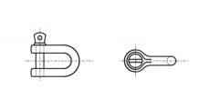 ART 8258 Скоба такелажная - Інтернет-магазин Dinmark