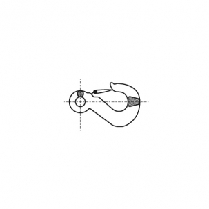 Haken DIN 689 0,5T креслення