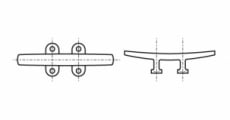 ART 8218 Mooring duck with 4 holes - Інтернет-магазин Dinmark