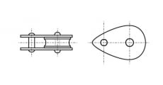 ART 8389 One-pulley rigging block with finger - Інтернет-магазин Dinmark